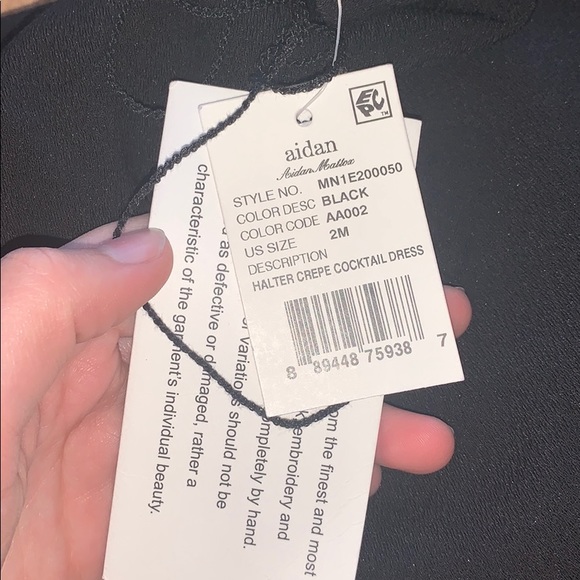 Aidan Mattox Mini Dress with cutout sides Size 2 - Picture 3 of 4